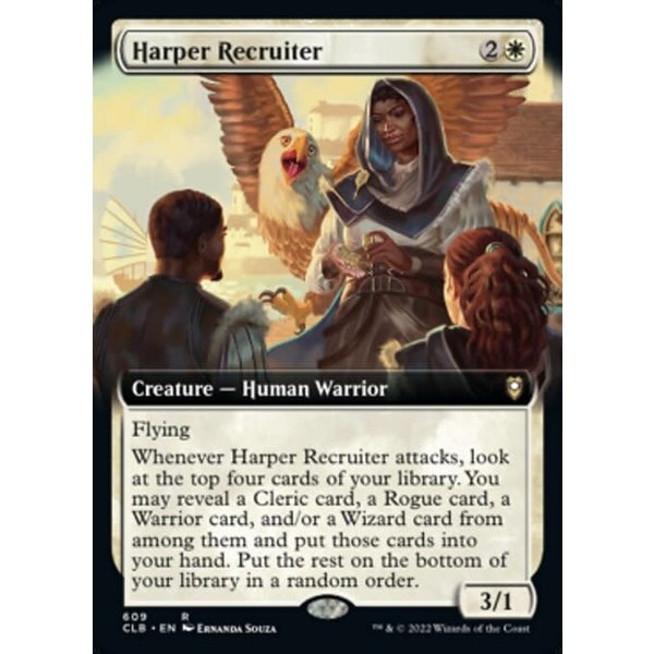 Magic: The Gathering Harper Recruiter (Extended Art) (609) Near Mint