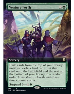 Magic: The Gathering Venture Forth (Extended Art) (639) Near Mint