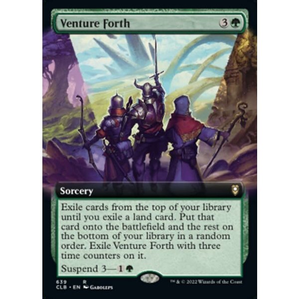 Magic: The Gathering Venture Forth (Extended Art) (639) Near Mint