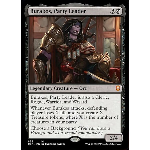 Magic: The Gathering Burakos, Party Leader (653) Near Mint Foil