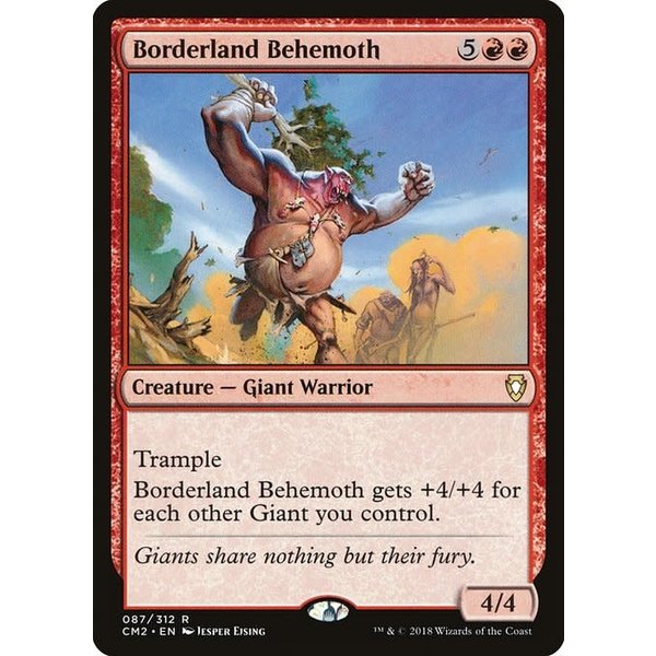 Magic: The Gathering Borderland Behemoth (087) Lightly Played