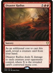 Magic: The Gathering Disaster Radius (092) Lightly Played