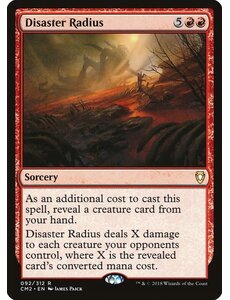 Magic: The Gathering Disaster Radius (092) Lightly Played