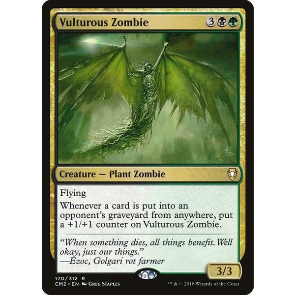 Magic: The Gathering Vulturous Zombie (170) Lightly Played