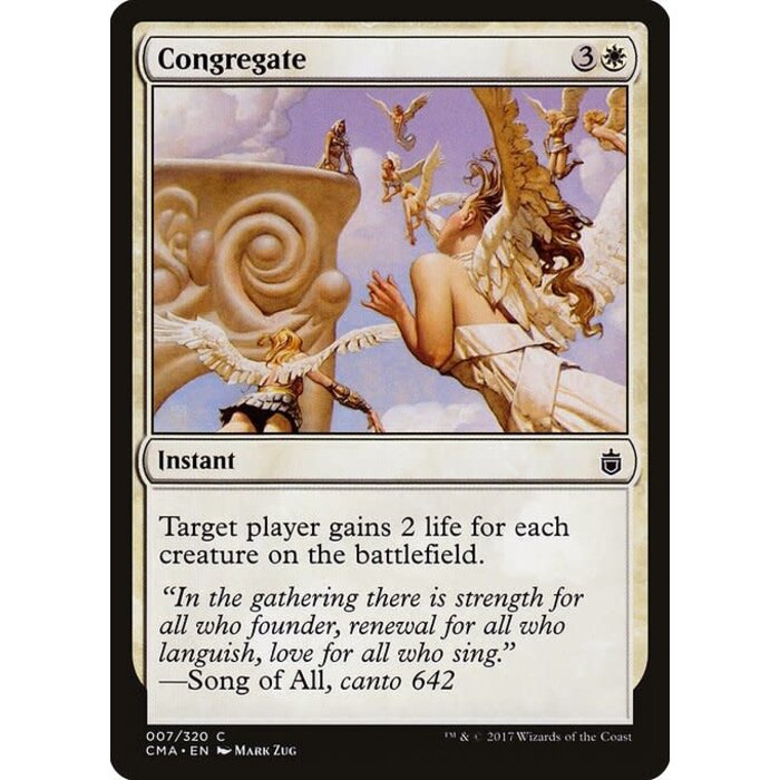 Magic: The Gathering Congregate (007) Moderately Played
