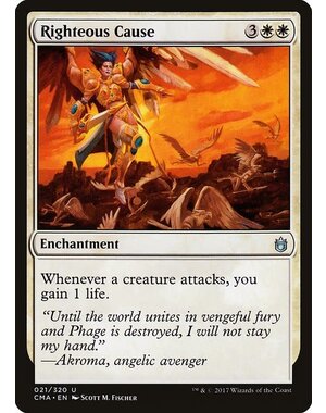 Magic: The Gathering Righteous Cause (021) Moderately Played