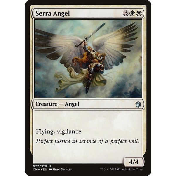 Magic: The Gathering Serra Angel (022) Moderately Played