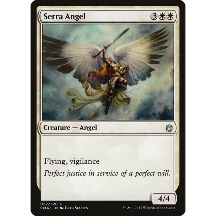 Magic: The Gathering Serra Angel (022) Moderately Played