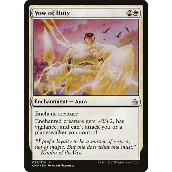 Magic: The Gathering Vow of Duty (029) Moderately Played