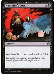 Magic: The Gathering Ambition's Cost (046) Moderately Played