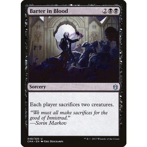 Magic: The Gathering Barter in Blood (048) Moderately Played