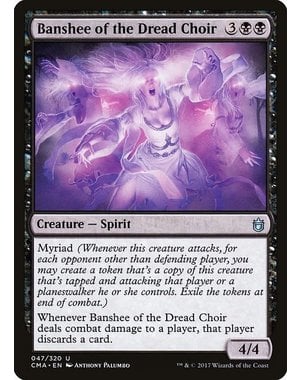 Magic: The Gathering Banshee of the Dread Choir (047) Moderately Played