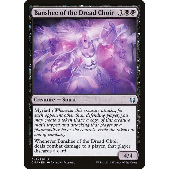 Magic: The Gathering Banshee of the Dread Choir (047) Moderately Played