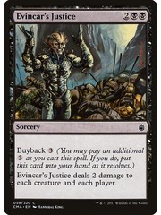 Magic: The Gathering Evincar's Justice (058) Moderately Played