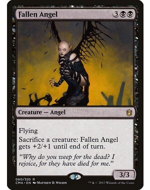 Magic: The Gathering Fallen Angel (060) Moderately Played