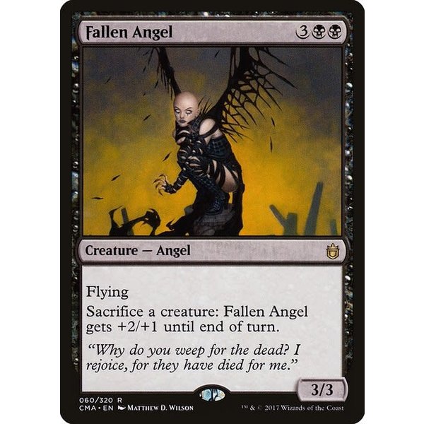 Magic: The Gathering Fallen Angel (060) Moderately Played