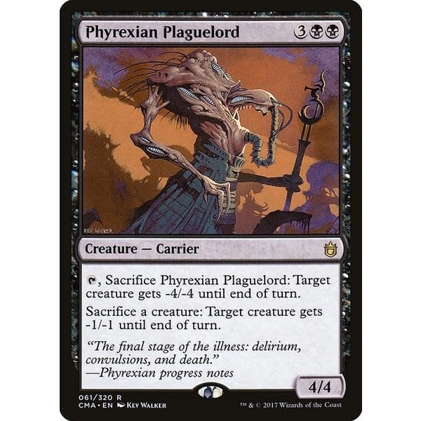 Magic: The Gathering Phyrexian Plaguelord (061) Moderately Played