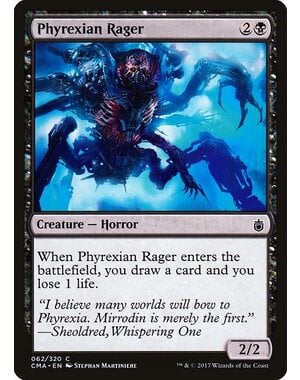Magic: The Gathering Phyrexian Rager (062) Moderately Played