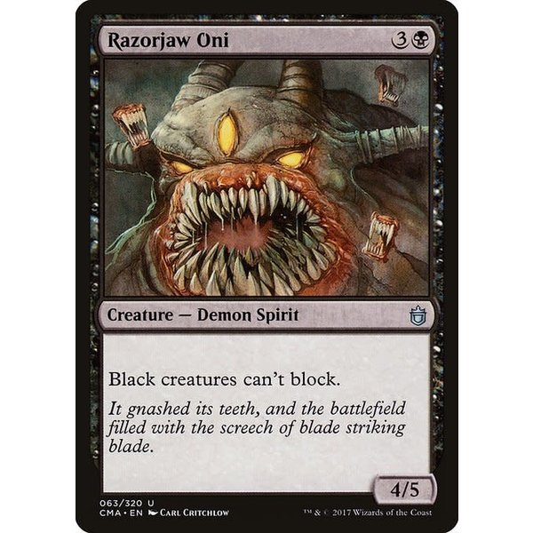 Magic: The Gathering Razorjaw Oni (063) Moderately Played