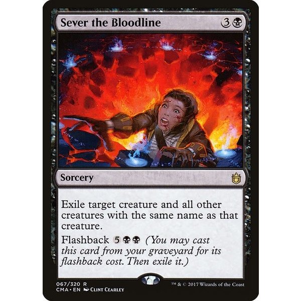 Magic: The Gathering Sever the Bloodline (067) Moderately Played