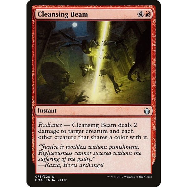 Magic: The Gathering Cleansing Beam (078) Moderately Played