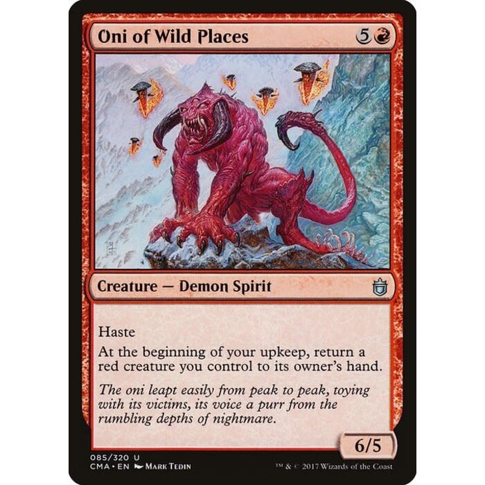 Magic: The Gathering Oni of Wild Places (085) Moderately Played