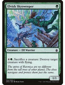 Magic: The Gathering Elvish Skysweeper (104) Moderately Played