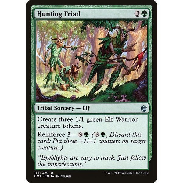 Magic: The Gathering Hunting Triad (116) Moderately Played