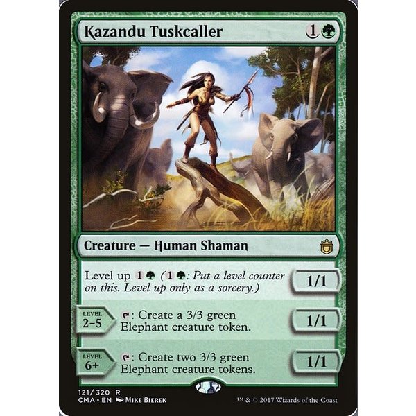 Magic: The Gathering Kazandu Tuskcaller (121) Moderately Played