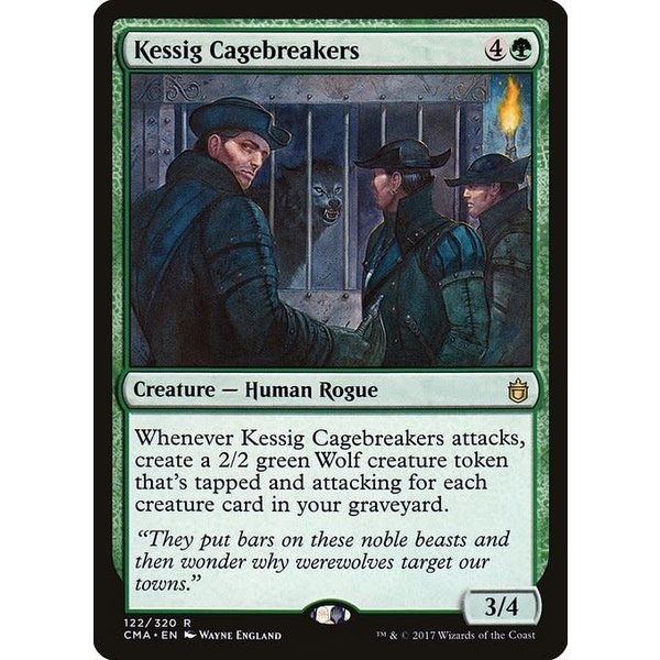 Magic: The Gathering Kessig Cagebreakers (122) Moderately Played