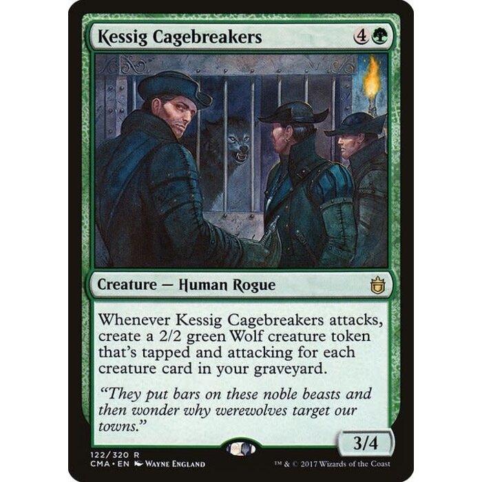Magic: The Gathering Kessig Cagebreakers (122) Moderately Played