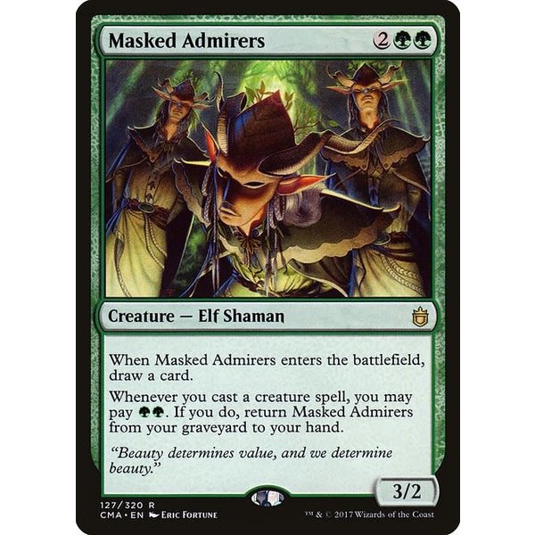 Magic: The Gathering Masked Admirers (127) Moderately Played