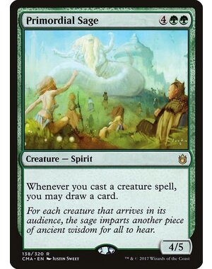 Magic: The Gathering Primordial Sage (138) Moderately Played