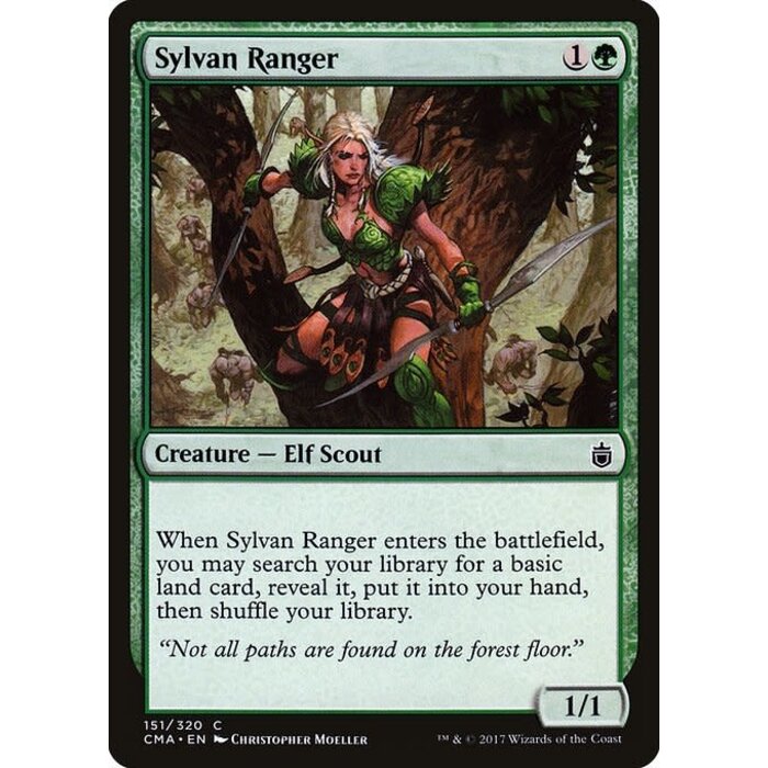 Magic: The Gathering Sylvan Ranger (151) Lightly Played