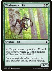 Magic: The Gathering Timberwatch Elf (156) Moderately Played