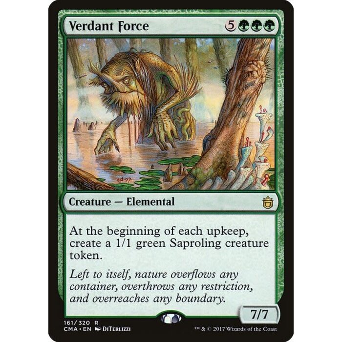 Magic: The Gathering Verdant Force (161) Moderately Played