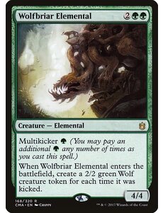 Magic: The Gathering Wolfbriar Elemental (168) Moderately Played