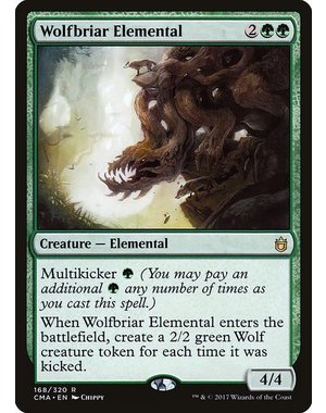 Magic: The Gathering Wolfbriar Elemental (168) Moderately Played