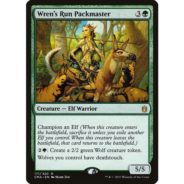 Magic: The Gathering Wren's Run Packmaster (171) Moderately Played