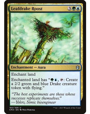 Magic: The Gathering Leafdrake Roost (182) Moderately Played