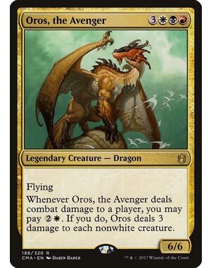 Magic: The Gathering Oros, the Avenger (188) Moderately Played