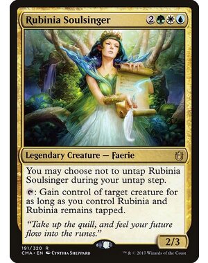 Magic: The Gathering Rubinia Soulsinger (191) Moderately Played