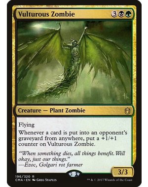 Magic: The Gathering Vulturous Zombie (196) Moderately Played