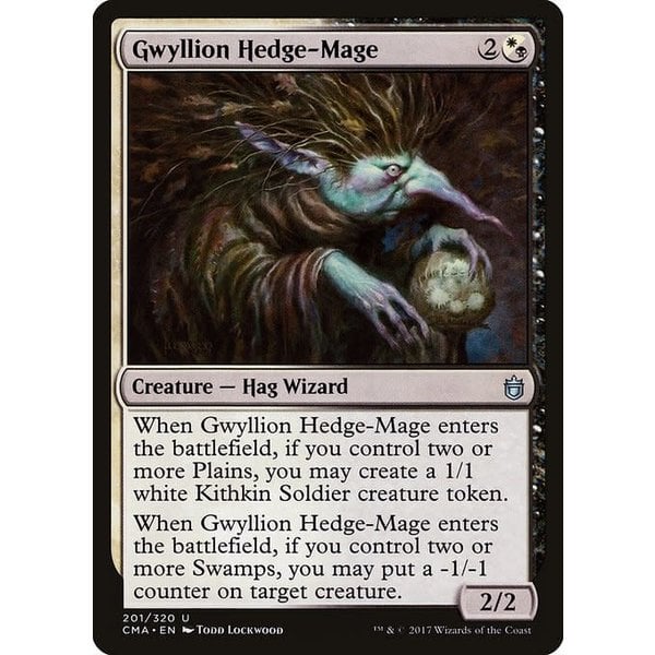 Magic: The Gathering Gwyllion Hedge-Mage (201) Moderately Played