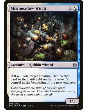 Magic: The Gathering Mistmeadow Witch (203) Moderately Played