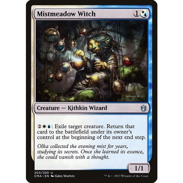 Magic: The Gathering Mistmeadow Witch (203) Moderately Played