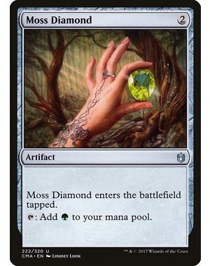 Magic: The Gathering Moss Diamond (222) Moderately Played