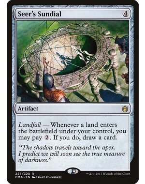 Magic: The Gathering Seer's Sundial (227) Moderately Played