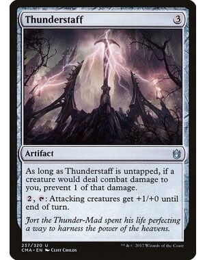Magic: The Gathering Thunderstaff (237) Moderately Played