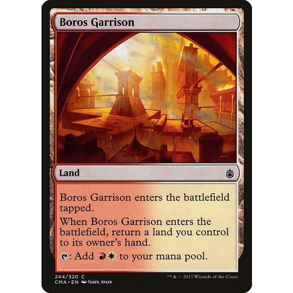 Magic: The Gathering Boros Garrison (244) Moderately Played